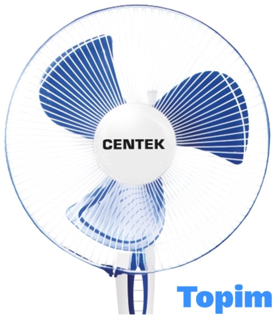 Вентилятор CENTEK CT-5015 (белый/синий)